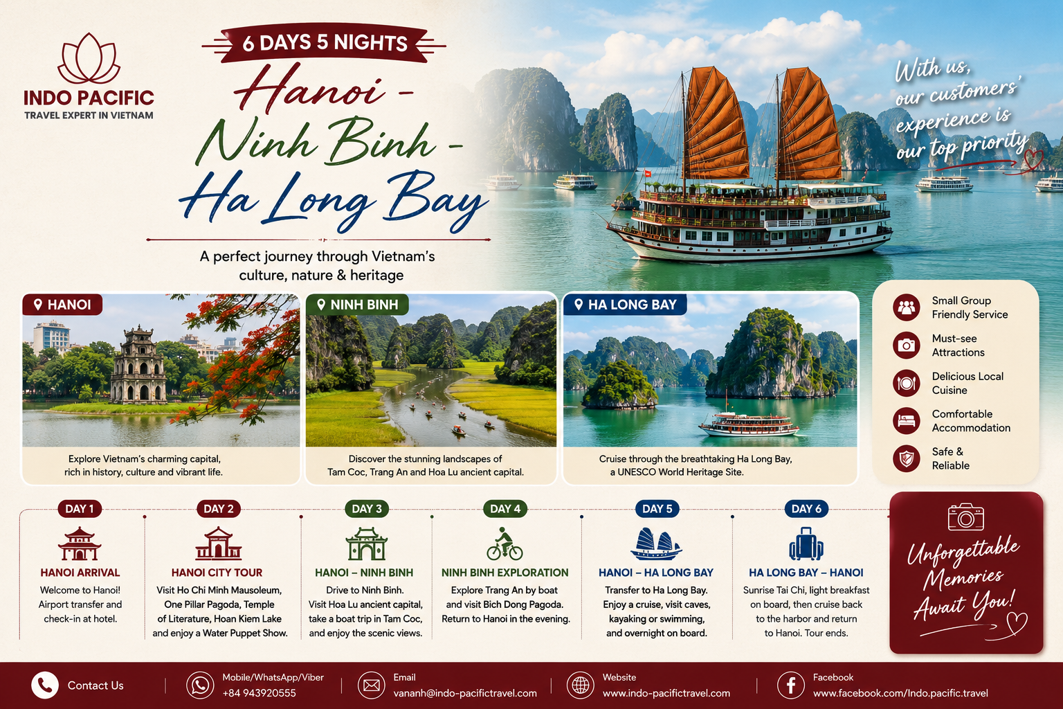 6 Days 5 Nights in Vietnam